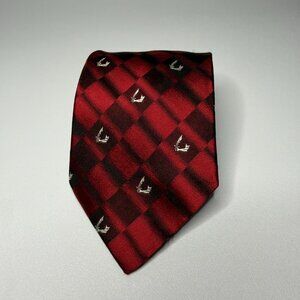 Vivienne Westwood Tie With Rare Arm and Knife 100% Silk Designer Necktie